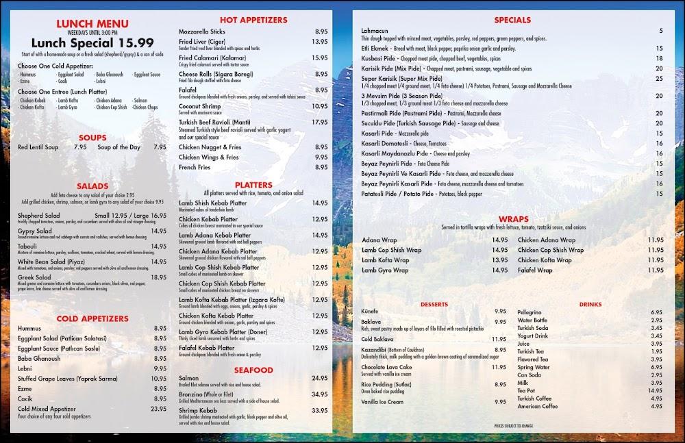 Origin Mediterranean Grill & Lounge Menu image 4